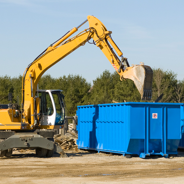 how many times can i have a residential dumpster rental emptied in Burns City